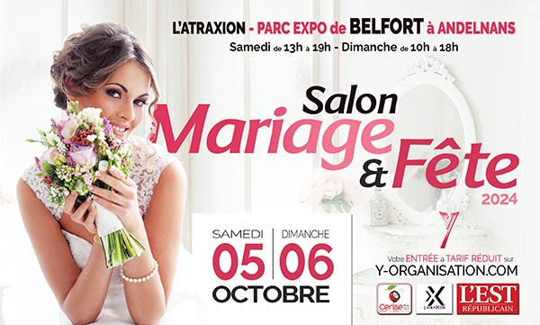 Salon Mariage & Fête au Parc des expositions d'Andelnans