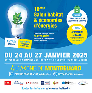 Salon Habitat & économies d'énergies 2025 à l'Axone de Montbéliard