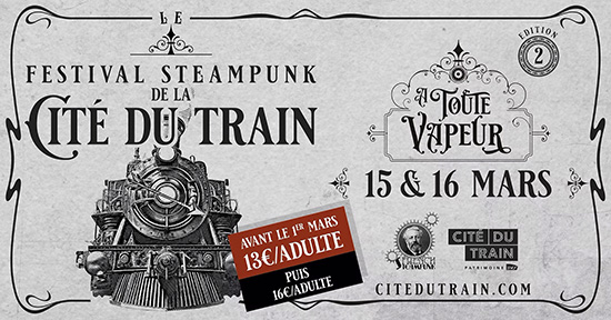 Festival Steampunk 2025 à La Cité du Train de Mulhouse