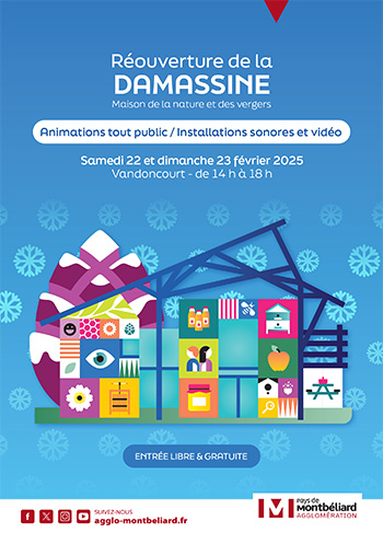 Réouverture de La Damassine à Vandoncourt les 22 et 23 février 2025