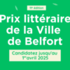 visuel prix littéraire de la ville de belfort 2025